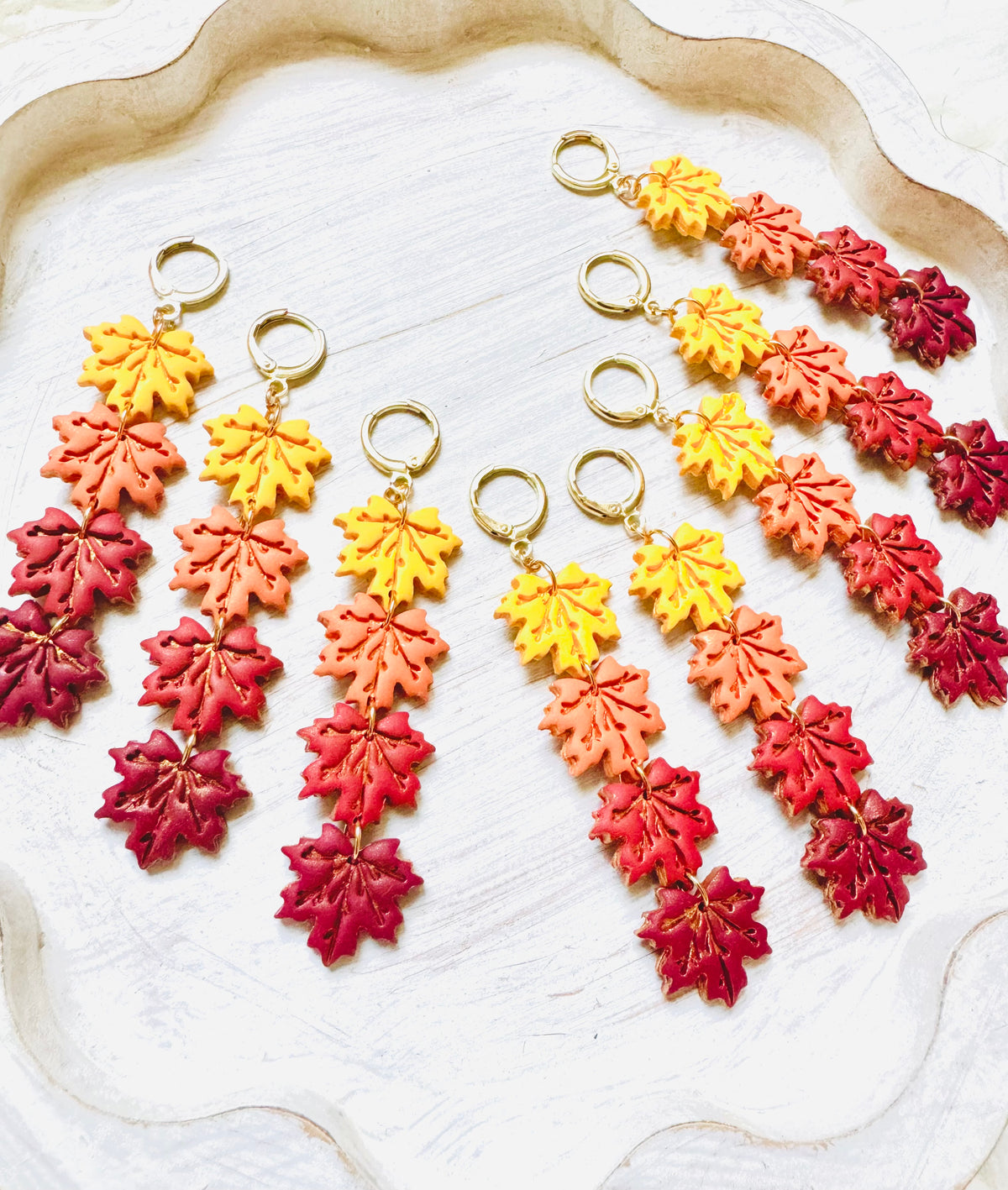 Fall Maple Leaves Dangles