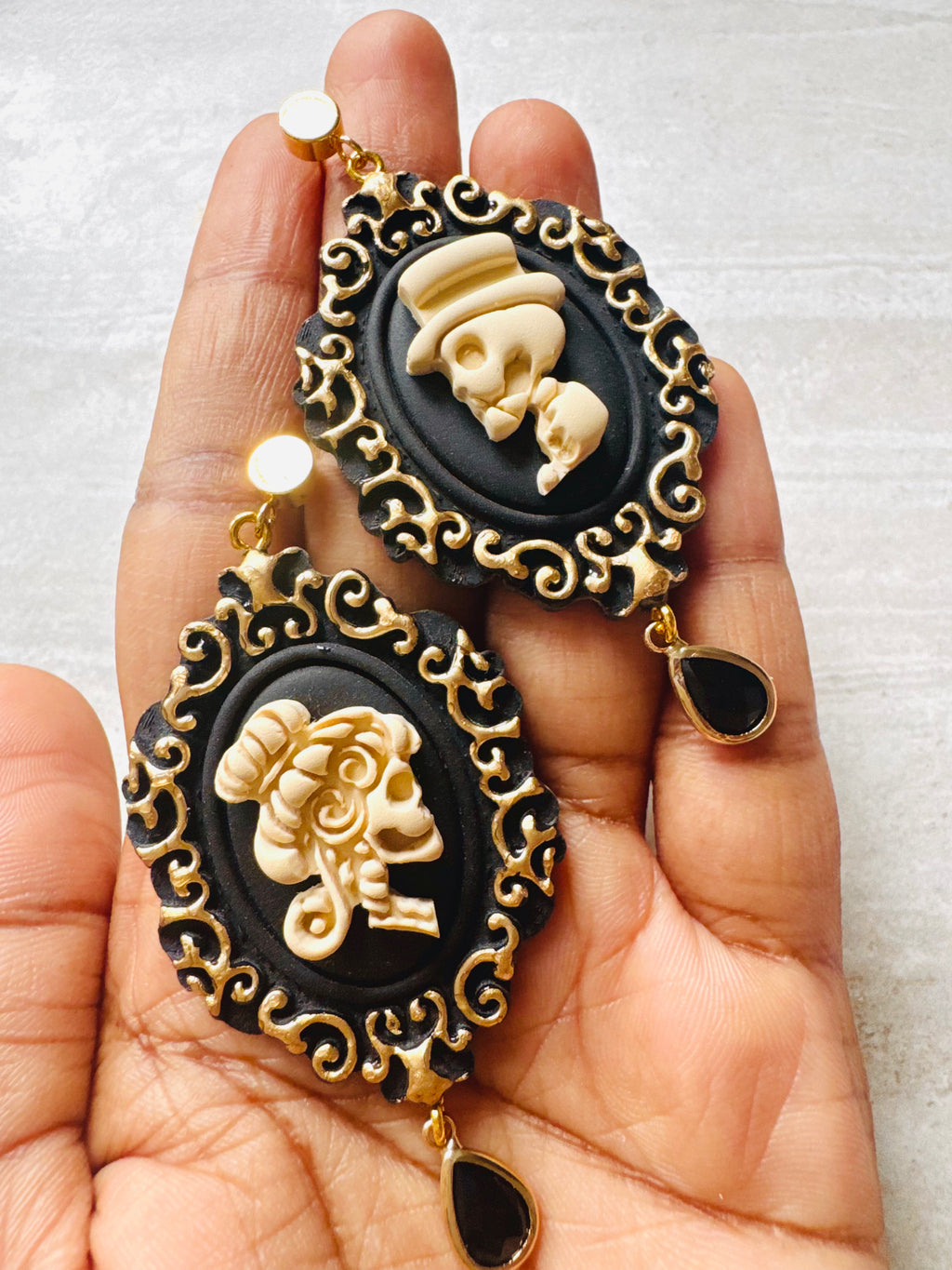 Victorian Cameo Skeleton Portraits