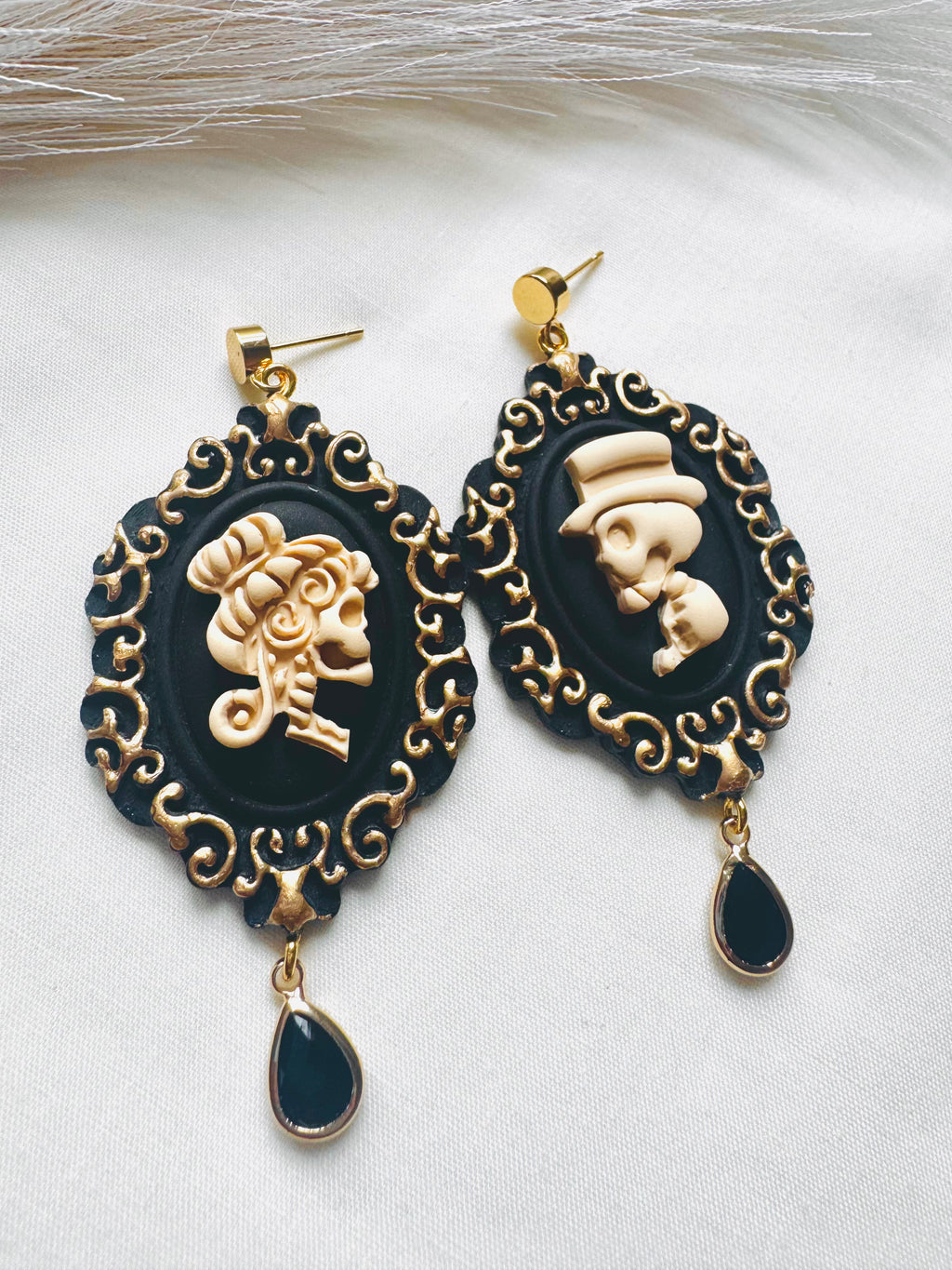 Victorian Cameo Skeleton Portraits