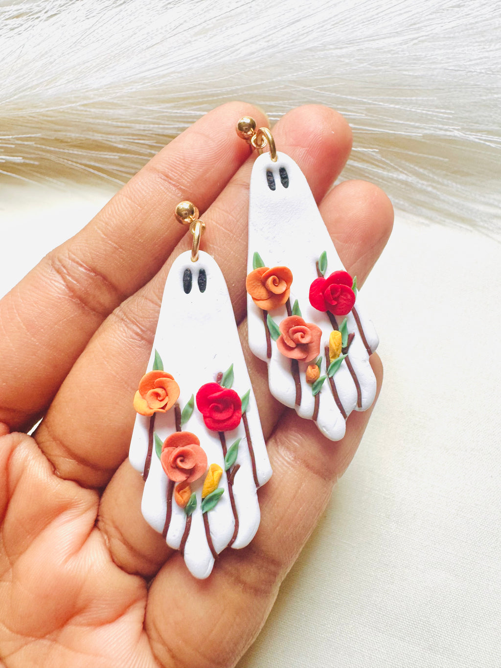 Fall Floral Ghosts