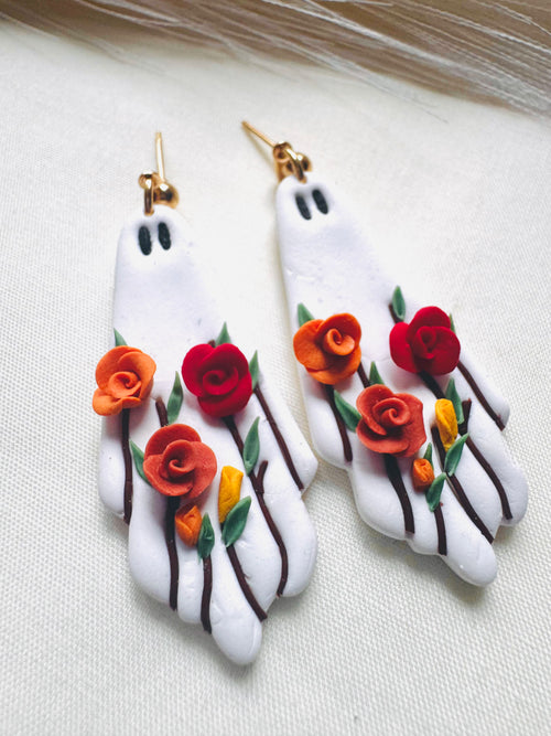Fall Floral Ghosts