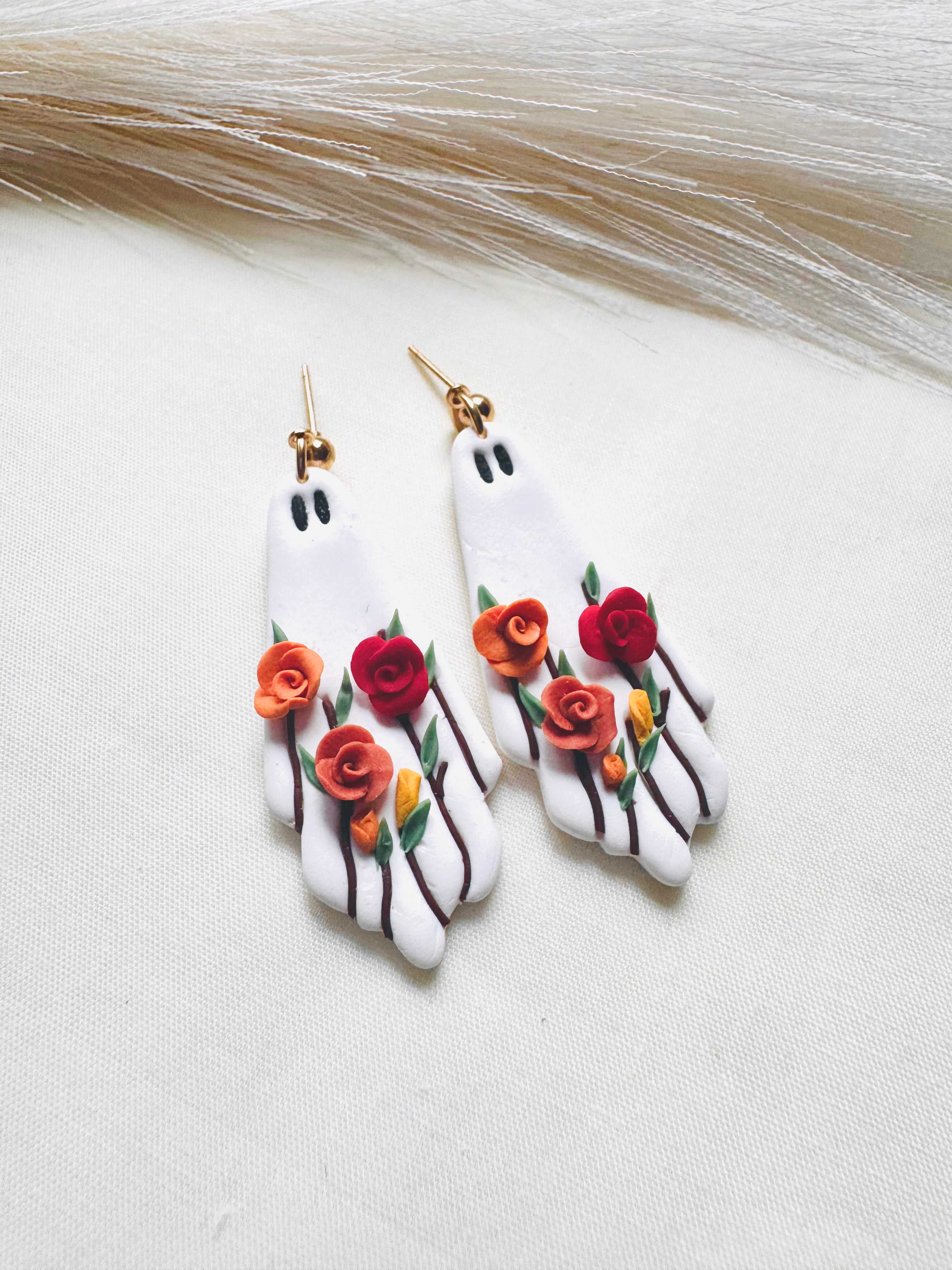 Fall Floral Ghosts