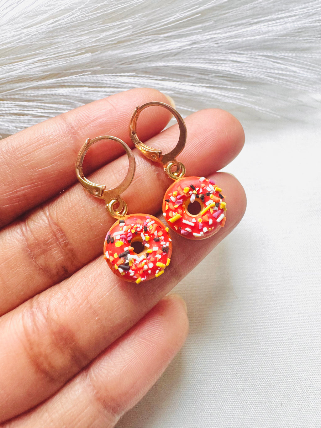 Halloween Donut Earrings