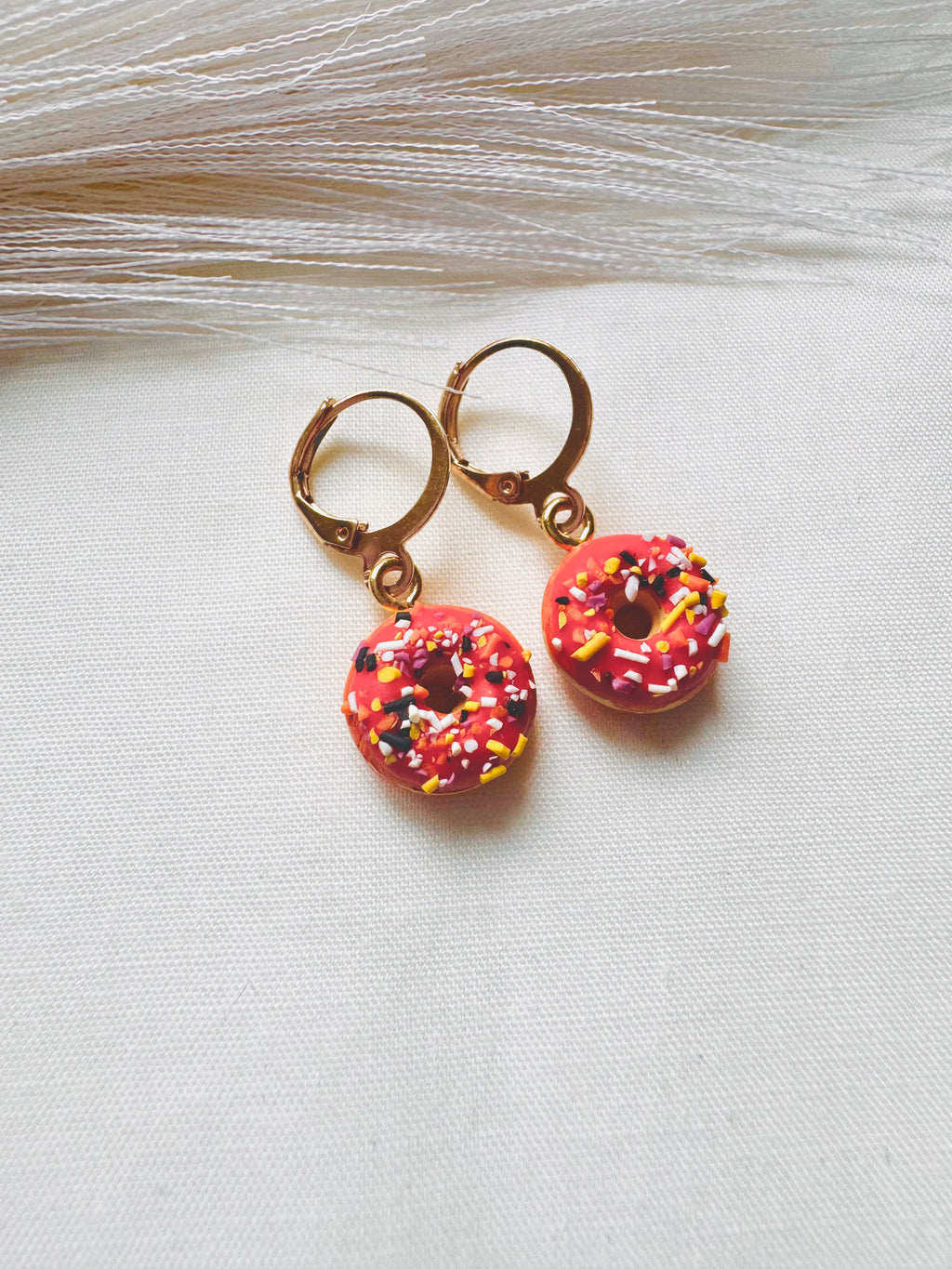 Halloween Donut Earrings