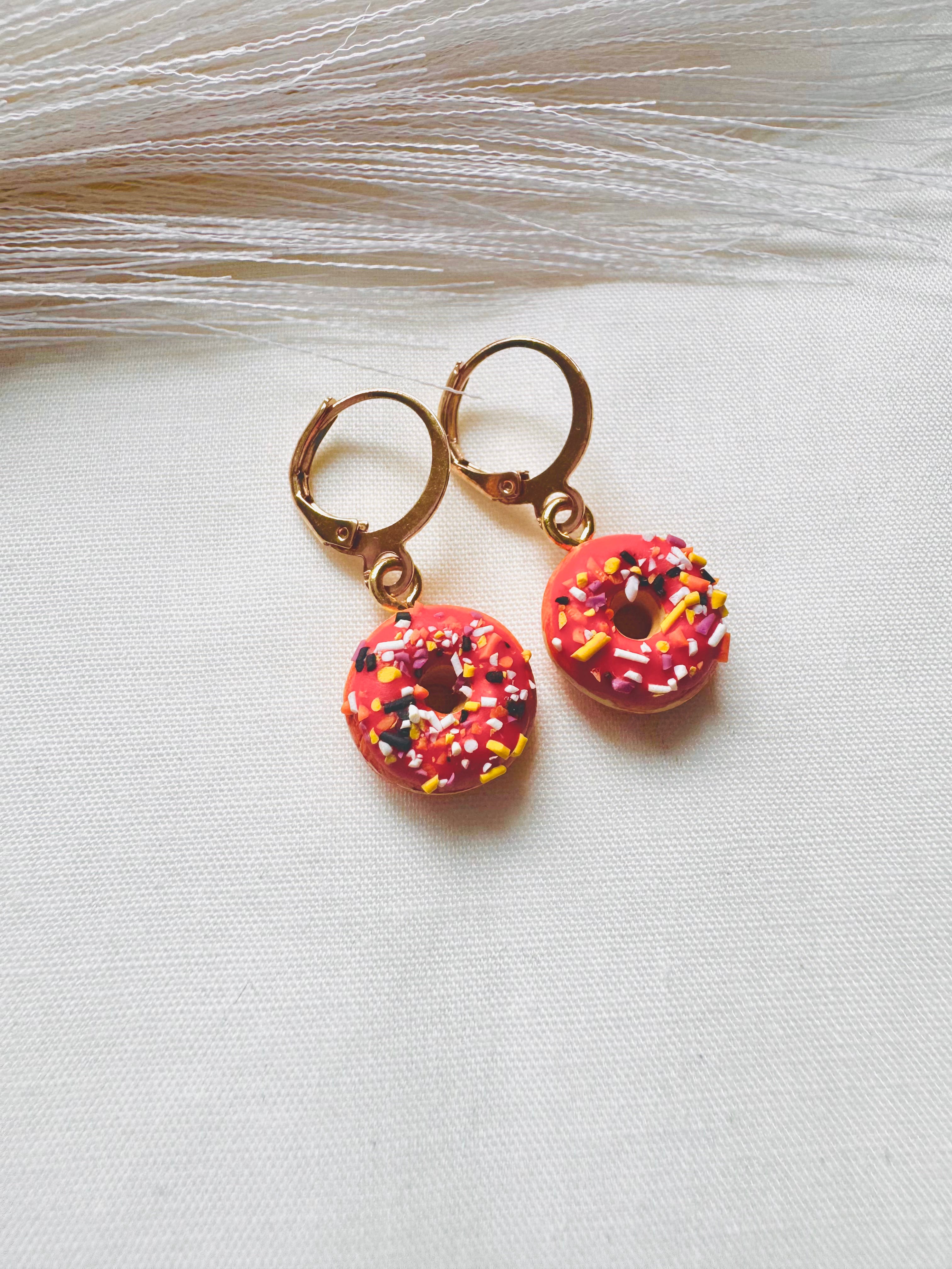 Halloween Donut Earrings
