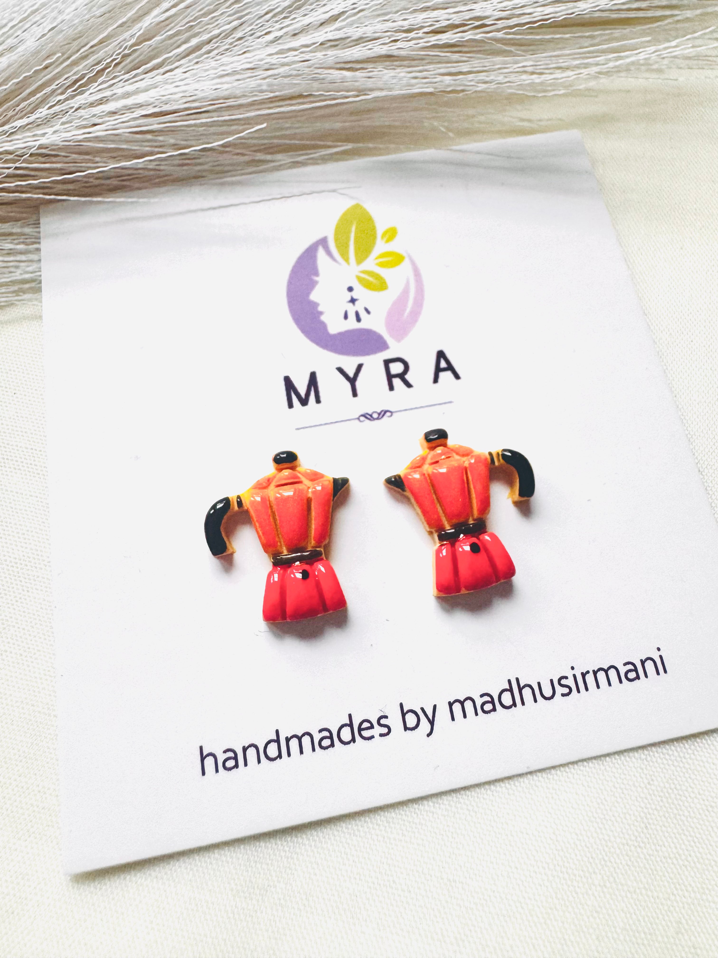 Moka Pot Coffee Stud Earrings